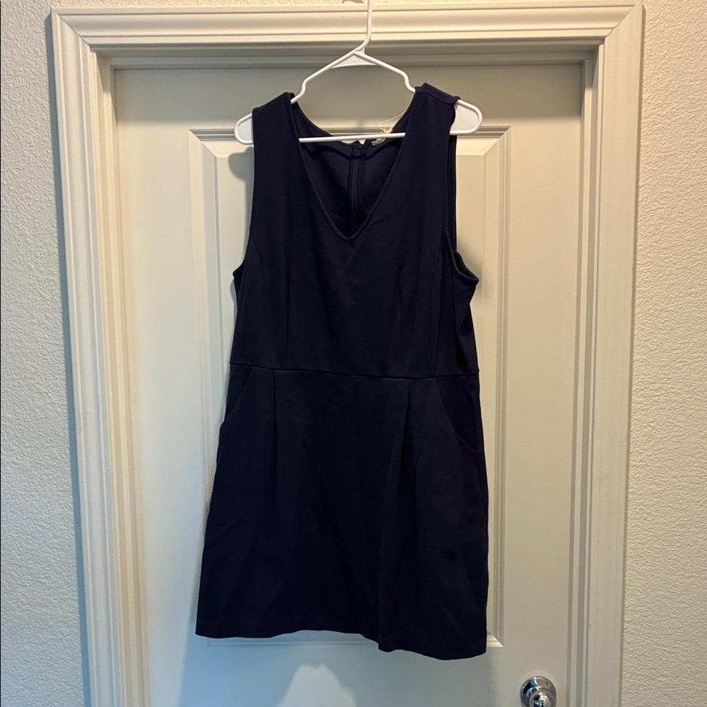 Maison Jules Navy Sleeveless Mini Dress